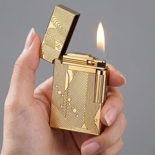 Image of Smoke King Sanji Retro Gas Lighter Soft Flame Refillable Lighter, Collection & Gifting