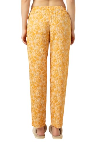 Image of Van Heusen Women's Printed Lounge Pants | Drawstrings & Side Pockets | Ultra Soft Fabric | Relaxed Fit | At home pyjamas | Everyday Comfort | Printed | Style 55306 | Available in Pack of 1 & 2