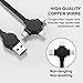 3.3ft 2Pack Retractable Multi Fast Charging Cord, 3 in 1 Multiple Charger Cable Charging Cable, Retractable Charger with Lightning/Micro/Type C for iPhone, iPad, Samsung, PS, Tablets & More