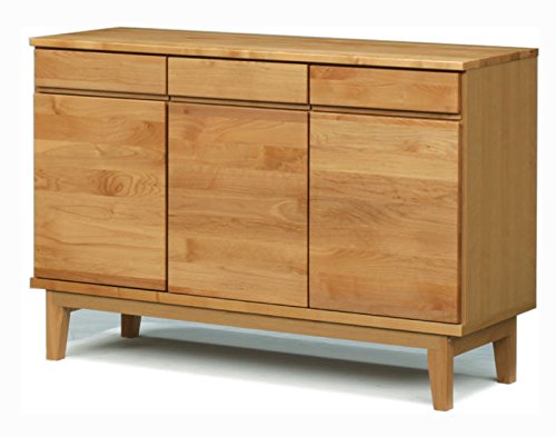Amazon｜大川家具 岡製作所 キャビネット モニカ 118cm幅 161165 