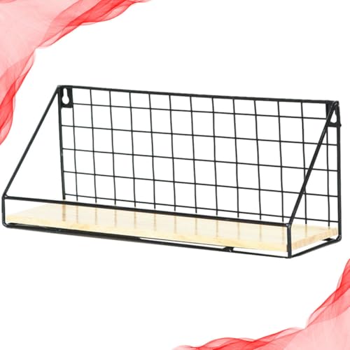 Estante de almacenamiento multiusos para cocina y dormitorio de hierro negro 6