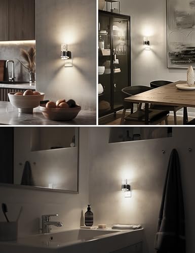 Image of L LOHAS LED Night Light,Dimmable Night Lights Plug into Wall, Acrylic Nightlights with 0-100 LM Adjustable Brightness, 5000K Plug in Night Light with Dusk to Dawn Sensor, for Bathroom Hallway