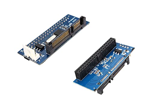 Adaptateur Convertisseur IDE vers SATA 1, 2 ou 3 - IDE 3.5' 40 Broches vers SATA 3.5' 15+7 Broches - Disque dur ou CD/DVD - Windows, Mac, Linux
