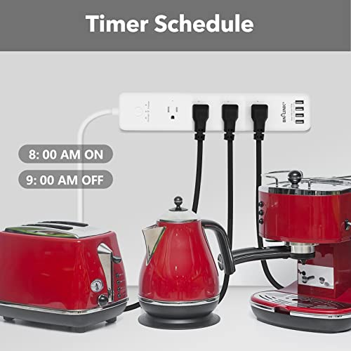 Bn-Link Smart Power Strip Compatible With Alexa Google Home, Smart Plug Wifi Outlets Surge Protector With 4 Usb 4 Charging Port Multi Plug Extender,15A #TOP5