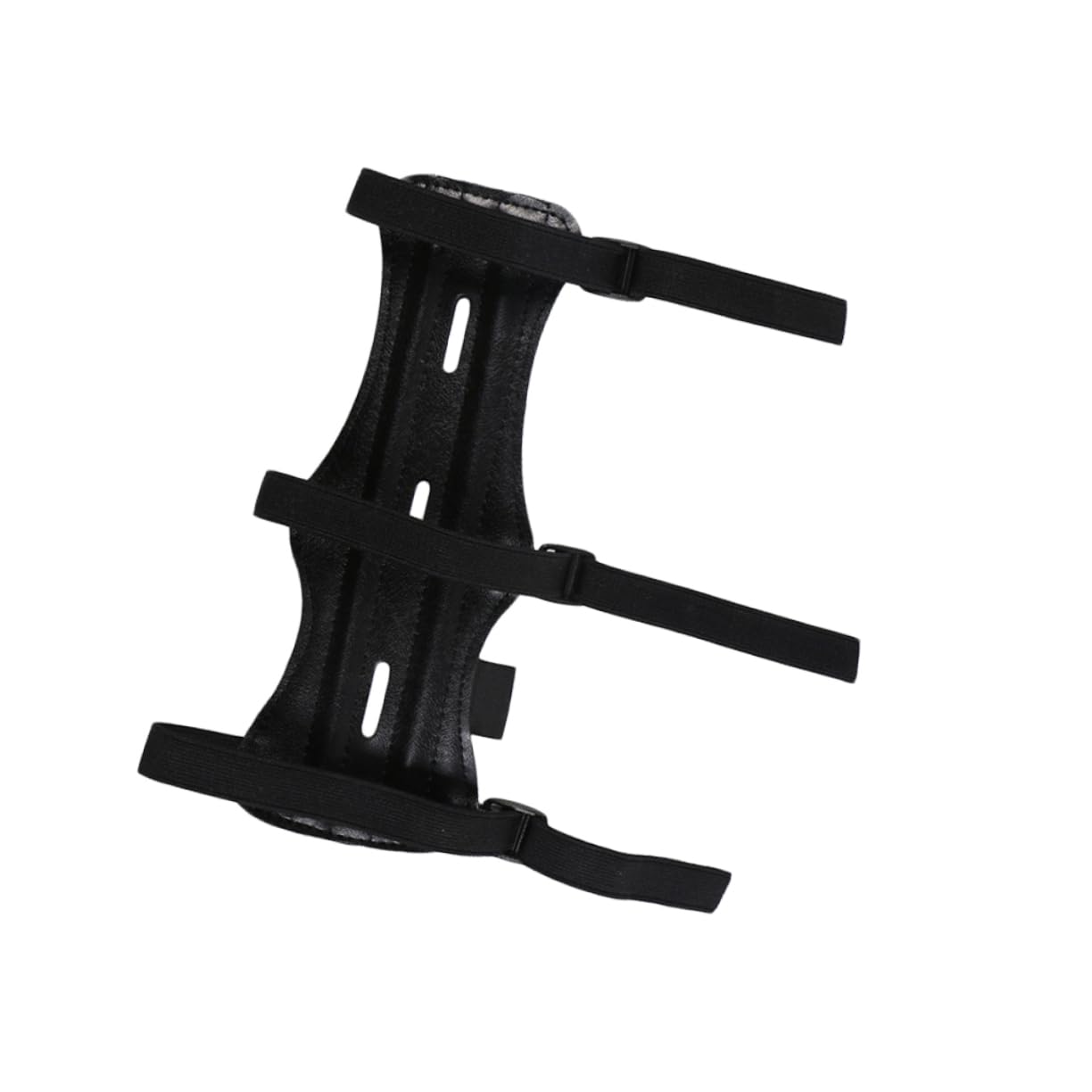 BESPORTBLE Leather Arm Guard for Shooting Arm Guard Chest Protector Adjustable Triple Buckle Strap