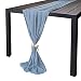 DUNGS Runner da tavola Lungo in Chiffon per Banchetti per Feste di Matrimonio Tavolo da Sposa per la casa Archi Decorazione per la tavola della Torta (68 * 300 cm)