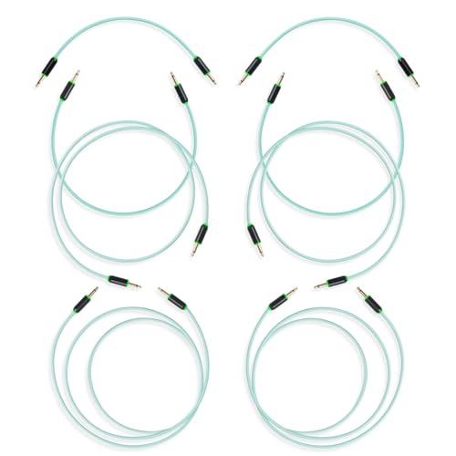 Câble de patch LED bicolore myVolts Halo vert avec fiches droites plaquées or