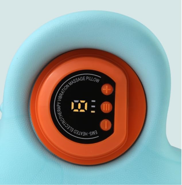 Miniatura 3 de Beloving Masajeador térmico 3 en 1 de cuello y hombros con pulso y vibración, intensidad ajustable, almohada de apoyo ergonómica para mayor