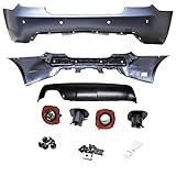 bmw e60 pdc sicherung  DM Autoteile 1420 Stoßstange Hinten PDC+Diffusor kompatibel für BMW E60 LCI Limousine auch M +ABE 07-10