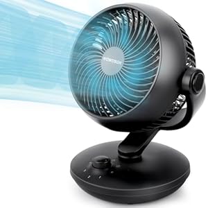 Wowdsgn XD-1586FC Tischventilator 3D Turbo Schwarz