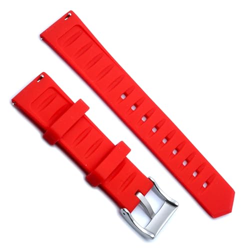 Image of WAMD Quick Release Silicone Rubber Watch Straps - Mercury - 18mm, 20mm, and 22mm Watch Straps for Watches.