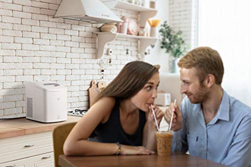 KS200 eldom, Eiswürfelmaschine, Kapazität 10 kg, Produktionszeit 8-10 Minuten, 150 W Wassertank 1,7 l – Bild 3