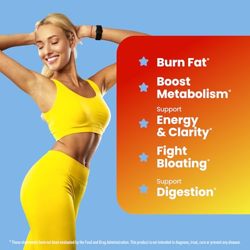Morning Fat Burner Gummies | Weight Loss for Women & Men | Appetite Suppressant & Metabolism Booster | Thermogenic Belly Fat Burner with Green Tea, Garcinia, Green Coffee Bean & More | 60 Gummies - Image 3