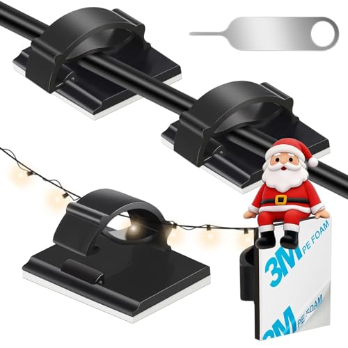 SZFUDIGO selbstklebend kabelhalter 50 Pack Schwarz, geeignet für Kabel mit einem Durchmesser von ≤ 6 mm in Autos, Häusern und Büros. SZFUDIGO selbstklebend kabelhalter 50 Pack Schwarz, geeignet für Kabel mit einem Durchmesser von ≤ 6 mm in Autos, Häusern und Büros.