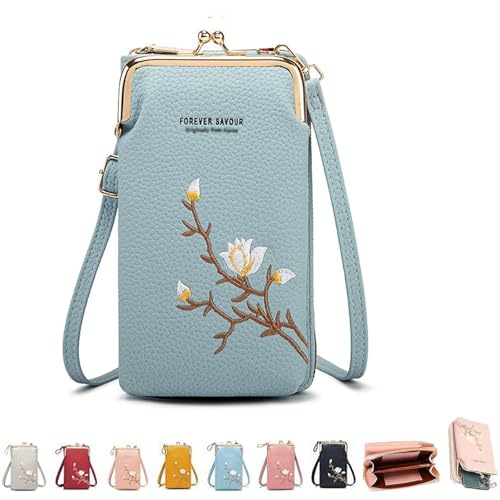 Continentau Wallet,Women Sling Cross-Body Wallet with Mobile Cell Phone Holder, Mobile Phone Bag for Women