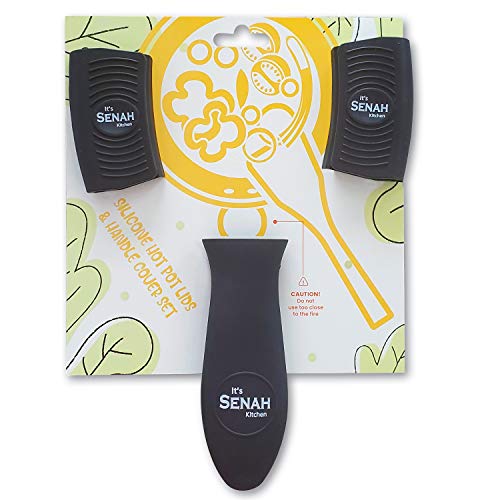 Heat Resistant Handle Cover[3pcs], Cast Iron Skillet, Saute Pan Holder, ...