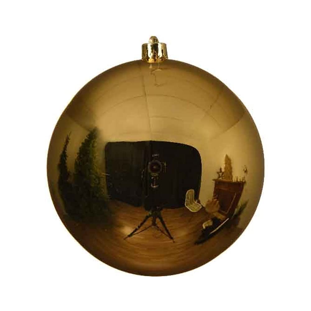Bola XXL dorada irrompible – Bola de Navidad XXL – 400 mm