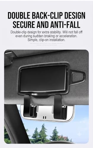 Image of RALTS Sunglasses Holder for Car Sun Visor, Protective Automotive Eyeglasses Storage Case Hanger, Soft Vehicle Interior Glasses Organizer Box Accessories, Universal for SUV Sedan Truck (Black A)