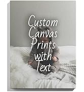 FZJSKJ Photo Canvas Prints Custom Canvas Prints with Your Photos 11"x14" Personalized Canvas Pict...