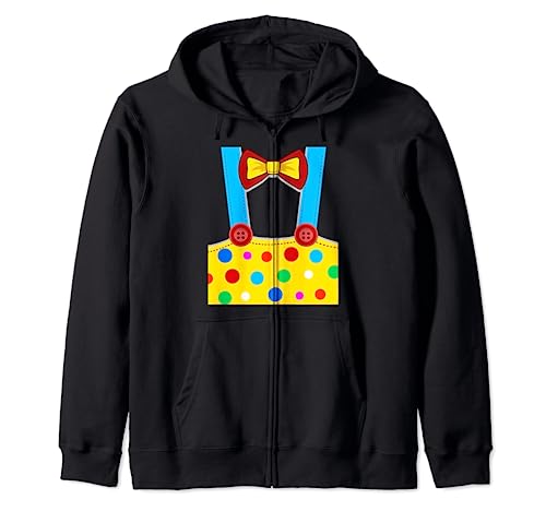 Disfraz de payaso para niños, hombres, mujeres, Halloween, circo Sudadera con Capucha