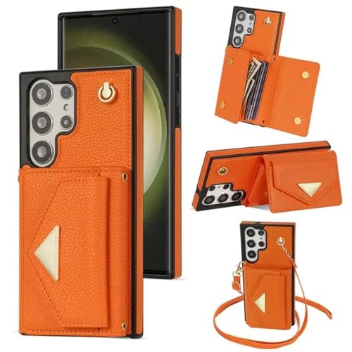 Housse Coque Samsung S21 Plus portefeuille multi card wallet cuir