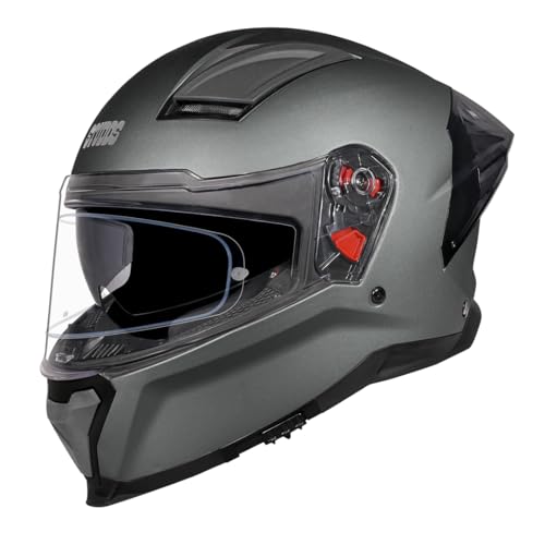 STUDDS Helios ISI and DOT Certified Full Face Helmet with Antifog...
