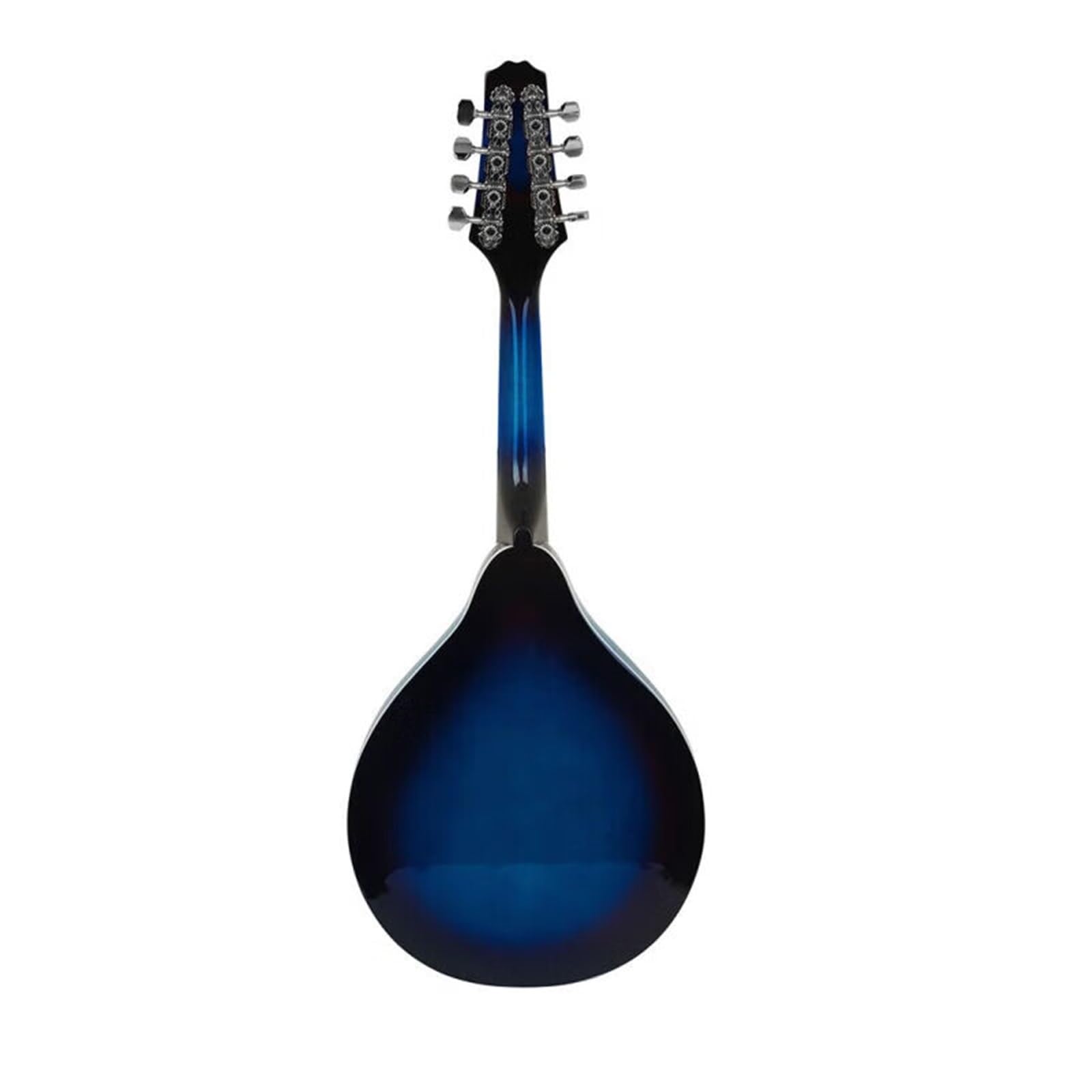 Mandoline Adulte Étui De Guitare Mandoline À Huit Cordes En Bois Tilleul Bleu Avec Accessoires Complets(Mandolin)
