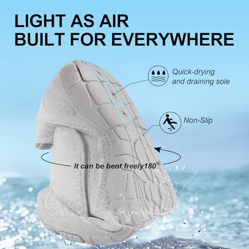 Image of Voyabarefoot Shoes for Women Men 2026 Upgrade Wide Toe Box Barefoot Hiking Sandals,Non-Slip Adjustable Water Shoes for Beach Walking Travel, Comfortable Slip On Walking Shoes