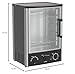 Nutrichef Vertical Countertop Oven with Rotisserie, Bake, Broil, & Kebab Rack Functions - Adjustable Settings - 2 Shelves - 1500W - Thanksgiving Turkey - Includes Grill, Kebab skewer racks & bake pan