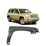 MBI AUTO - Primered, Steel Passengers Front Right RH Fender for 2007 2008 2009 2010 Jeep Patriot 07-09, CH1241261