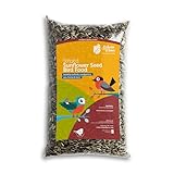 Schoen Farms Striped Sunflower Seeds – Hulled Wild Bird Food – 6 lb Bag – Premium Bird Seed for Cardinals, Jays & Finches
