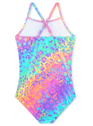 Image of Girls One Piece Swimsuits Cute Ruffles Swimming Bathing Suit with Adjustable Straps Beach Pool Kids Swimwear 3T-12