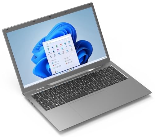 difinity 17,3 Zoll HD++ lautloses Notebook - Intel Celeron N4120 4 Kerne, 2.70 GHz, 16GB DDR4, 480 GB SSD, USB 3.0, Bluetooth, Intel UHD Graphics 600, HDMI, Windows 11, MS Office - 7466 – Bild 3