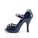Funtasma by Pleaser Women's Anchor Open-Toe Pump,Blue Patent,8 M US