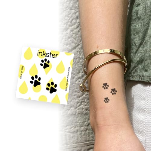 Inkster Tattoo Pfote Trio ausgefüllt | NEU:...