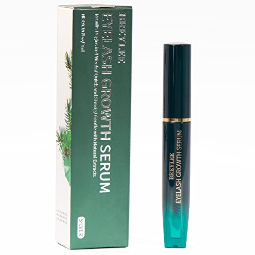 Eyelash Growth Serum, BREYLEE Lash Boost Serum, Eyelash Serum Lash Serum for Eyelash Growth, Eyelash Conditioner for Longer, Fuller, & Thicker Lashes (3ML/ 0.1 Fl. Oz)