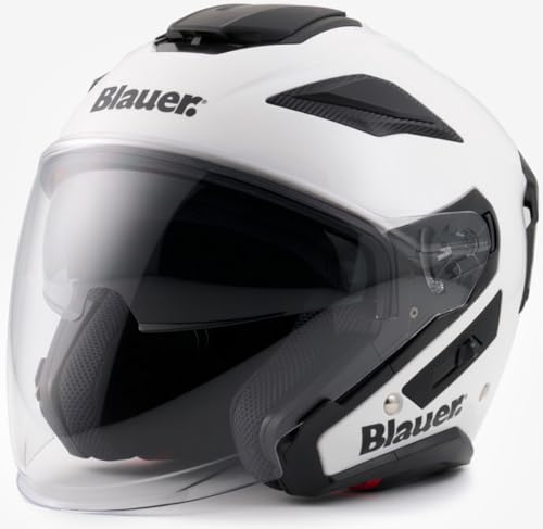 Casque Blauer JET JJ01 MONO intégral blanc taille S pour moto et scooter