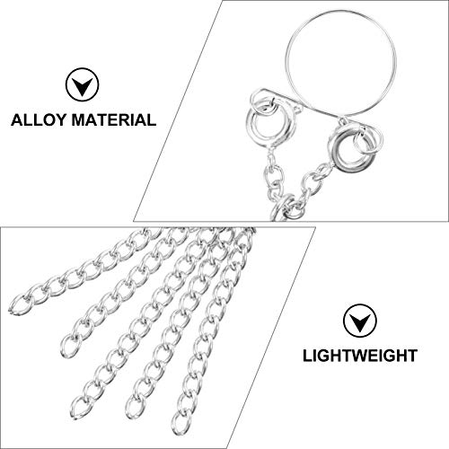 2 pares de anéis falsos para mamilo com clipe para mamilo e grampos para mamilo sem piercing para ma