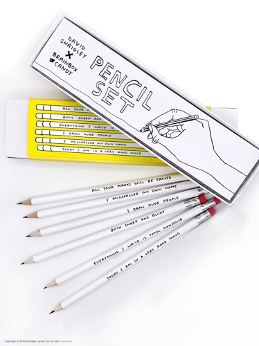 Set de 6 lápices Brainbox Candy David Shrigley miniatura 4