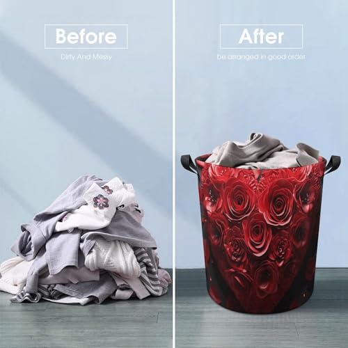 Panier de rangement vêtements sales étanche | Solution pliable 44cm pour petits espaces - 7