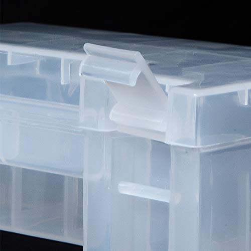 Boîte piles AA AAA plastique transparent hermétique et anti-choc - 5