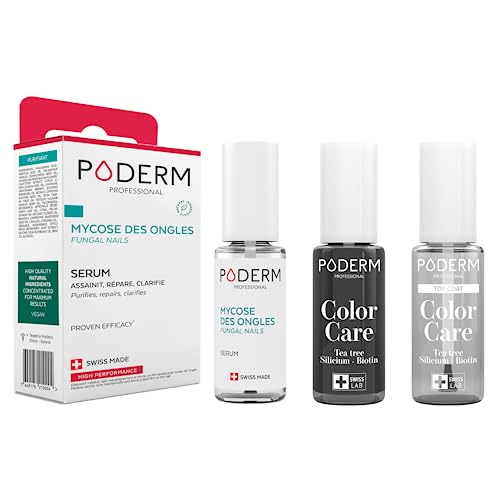 Traitement purifiant mycose ongles Poderm pour retrouver de beaux ongles à la plage