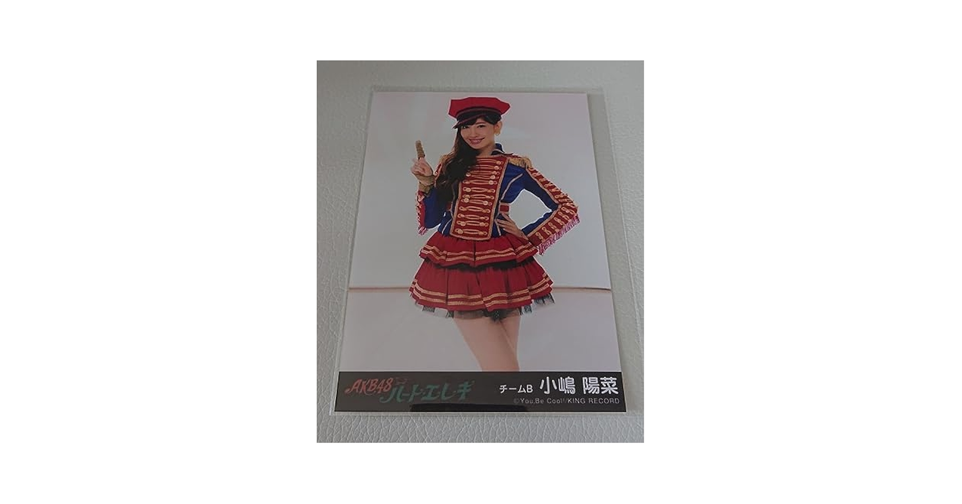 AKB48小嶋陽菜　BLT2010新春晴れBOOK　赤　黒　ブルー　生写真　9枚 AKB48小嶋陽菜 BLT2010新春晴れBOOK 赤 黒 ブルー 生写真 9枚
