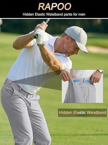 Rapoo Elastic Waist Golf Pants