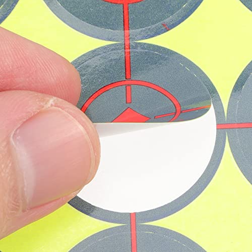 VANZACK 10 folhas de rótulos criativos de alvo profissionais alvo de alvo rótulos de destino do círc