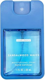 NEW Sc~ent The~ory Hand Sanitizer Spray, Sandalwood Waves, 1 fl oz