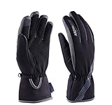 Berühren Sie Thermohandschuhe: Zeigefinger und Daumen der MTB-Handschuhe haben die Funktion des Touchscreens, Sie können das Handy im kalten Winter bequemer spielen, Sie müssen Ihre Fahrradhandschuhe nicht mehr ausziehen