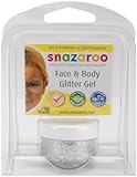 Snazaroo Glitter Gel 12ml Clam Pack - Silver