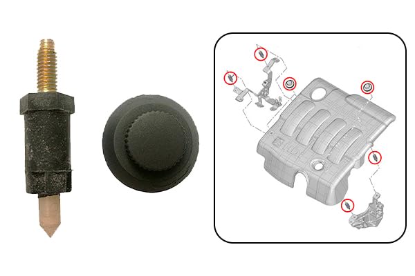 Image secondaire de 3RG 80203 Vis de fixation cache moteur