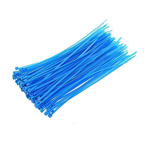 100pcs 2.5 * 100mm 2.5 * 150mm 2.5 * 200mm Self Locking Nylon Cable Zip Ties (Black 100Pcs,2.5X150mm)